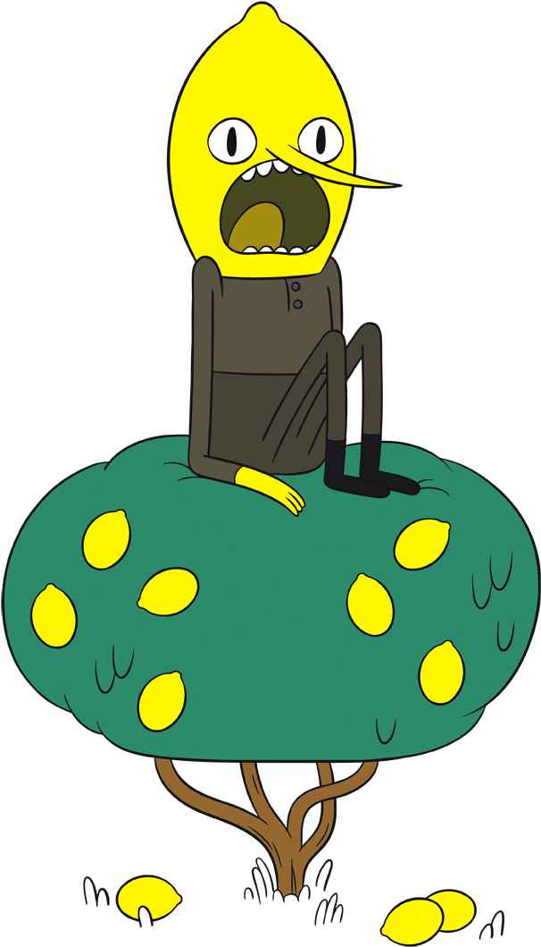 Adventure Time Lemongrab PNG Image