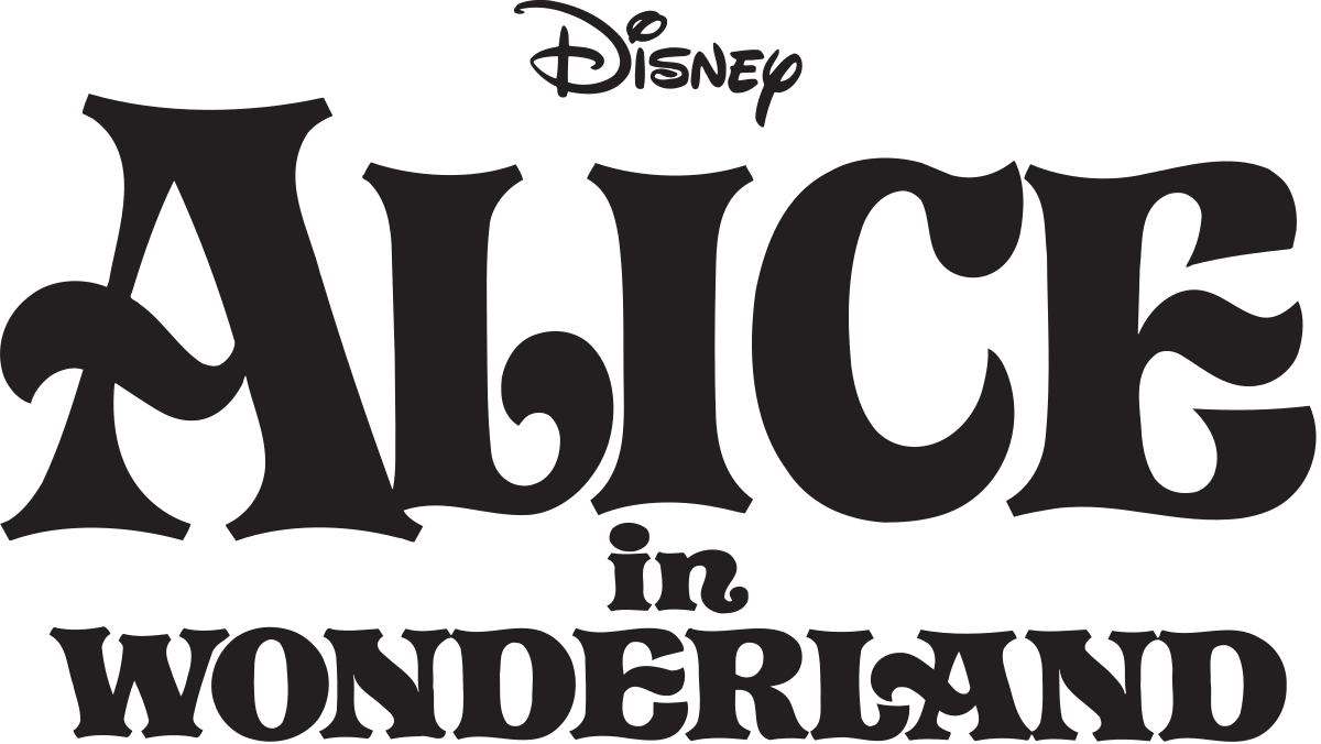 Alice in Wonderland logo PNG Pic
