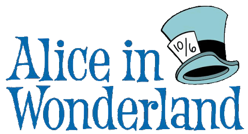 Alice In Wonderland Logo PNG Transparent Picture
