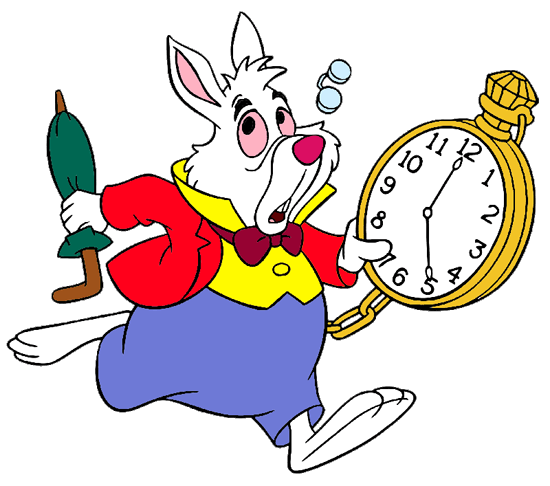 Alice In Wonderland Rabbit PNG Background Image