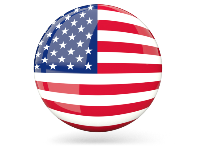 American Flag Logo PNG Background Image
