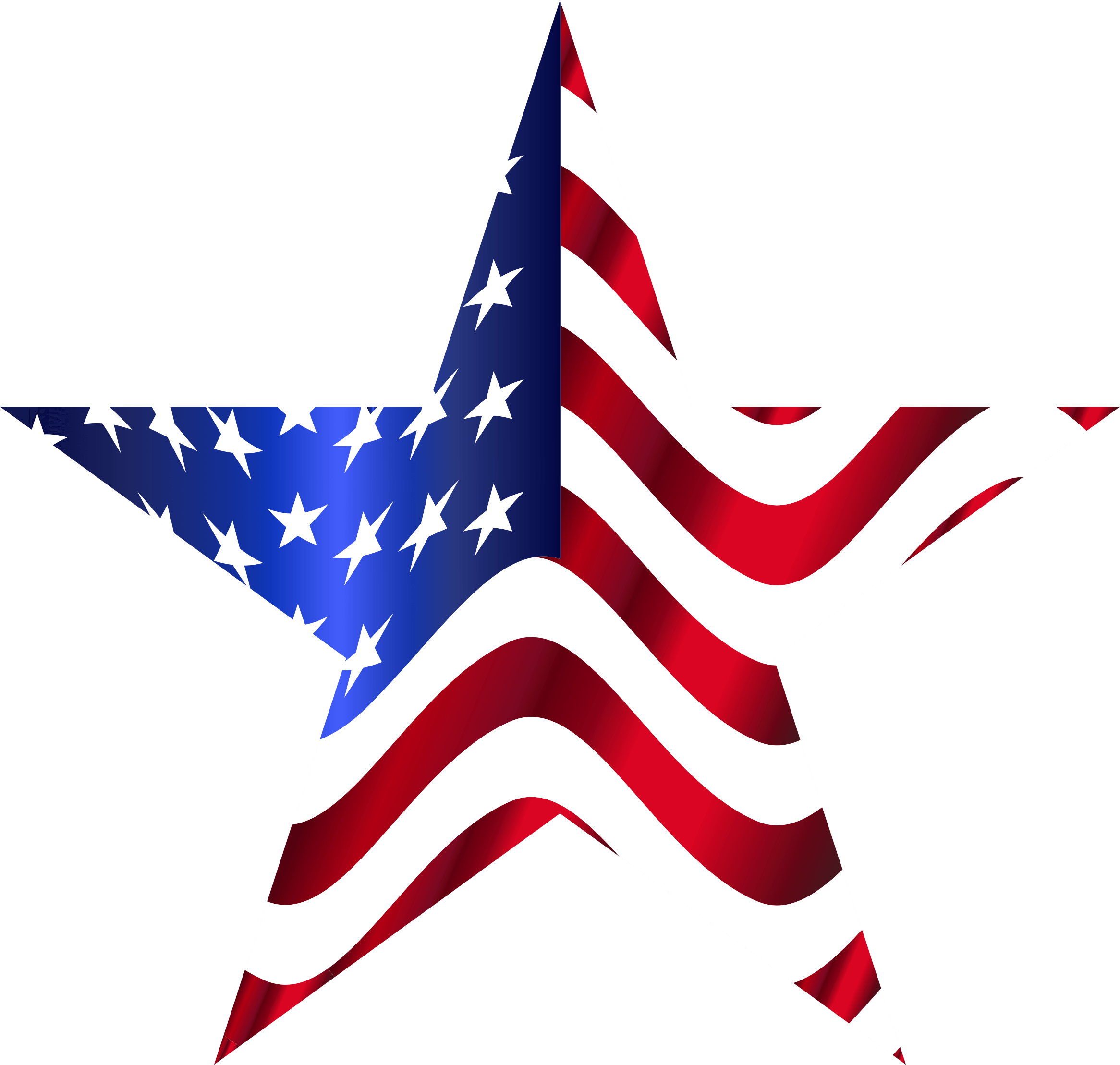 American Flag Logo PNG-Bild