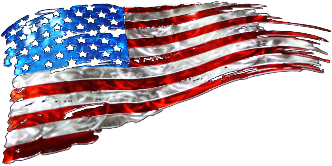Amerikaanse vlag logo Transparante achtergrond