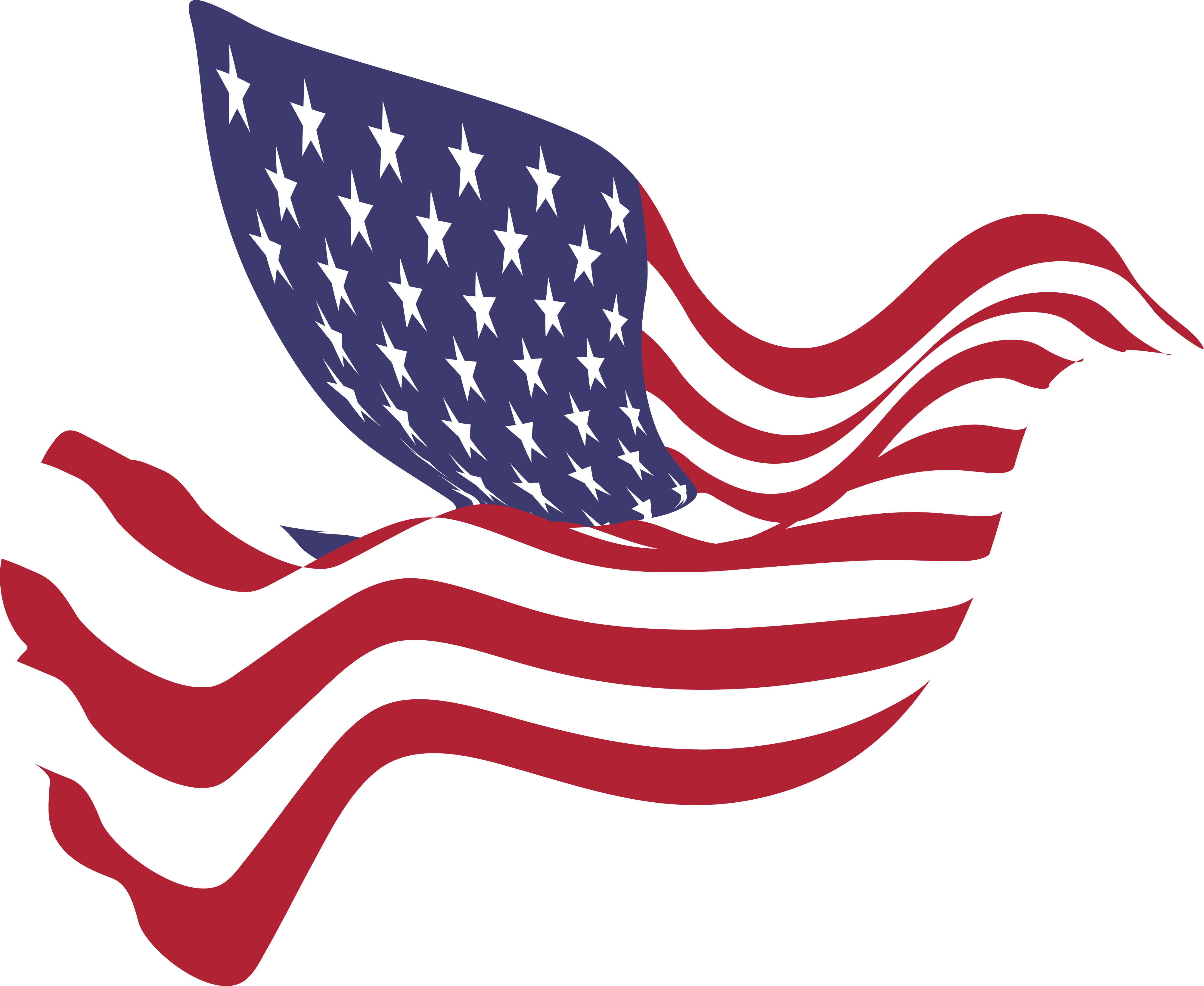 Gambar PNG Bendera Amerika