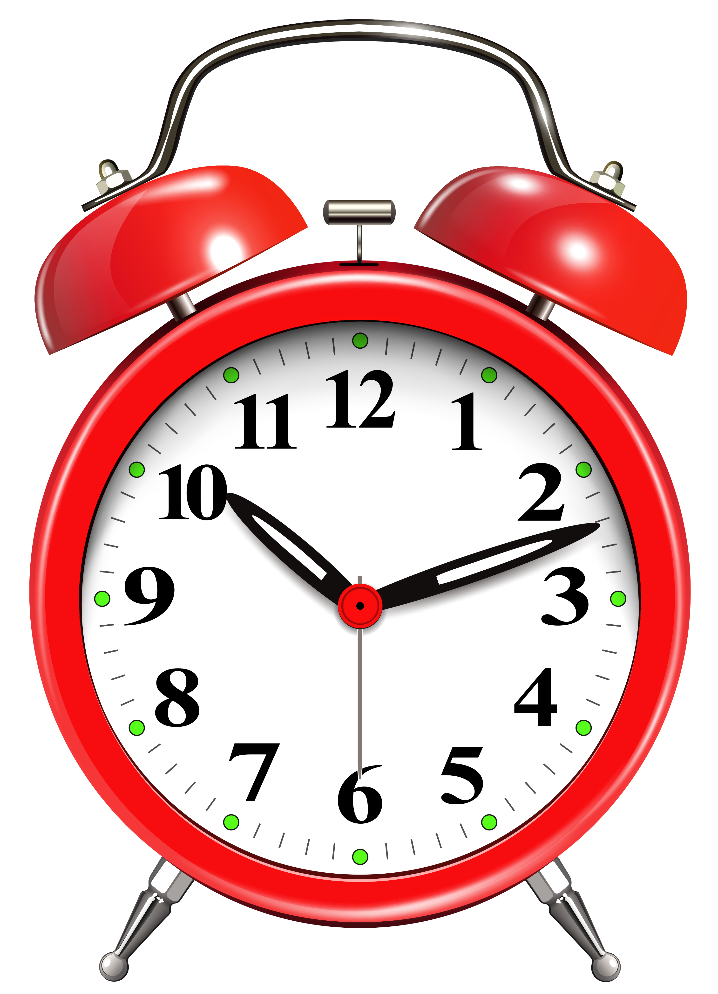 Analog Alarm Clock PNG Picture
