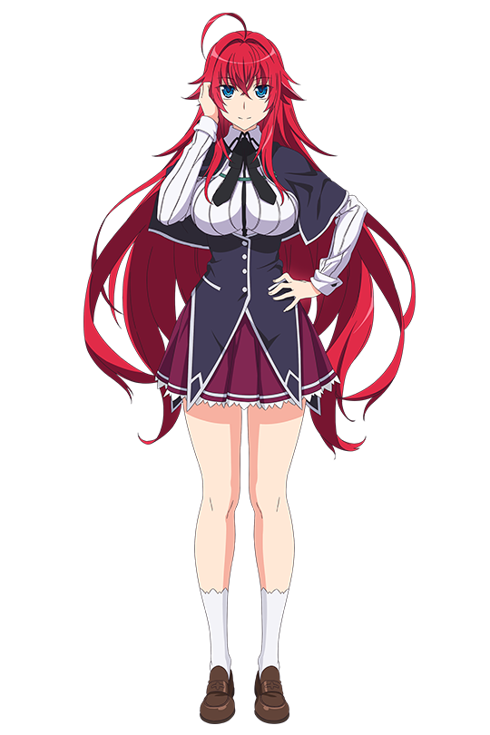 Angry Rias Gremory Free PNG Image