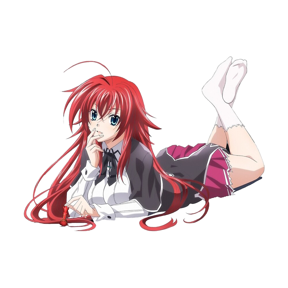 Angry Rias Gremory PNG High-Quality Image