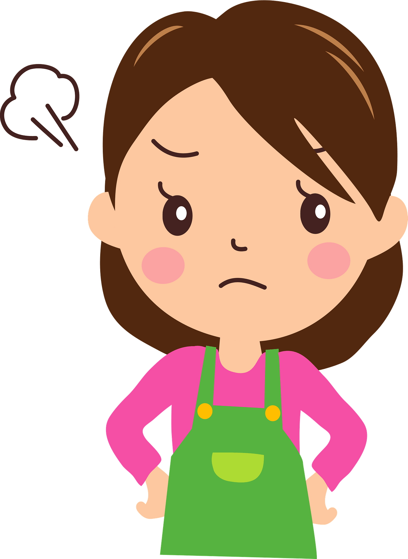 Angry Woman PNG Background Image