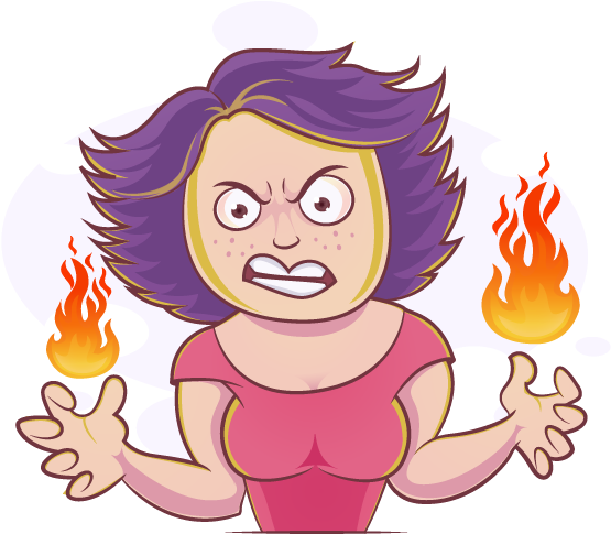 Angry Woman PNG Image