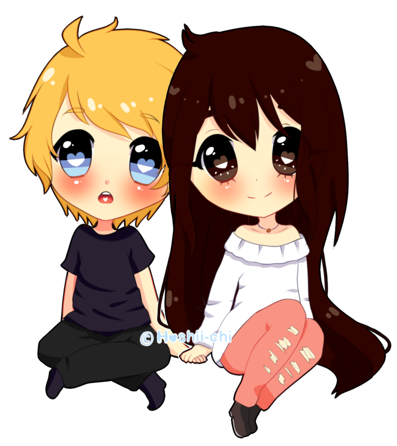 Anime Couple Love PNG Clipart