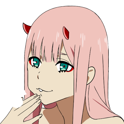Anime Girl Zero Two PNG Clipart