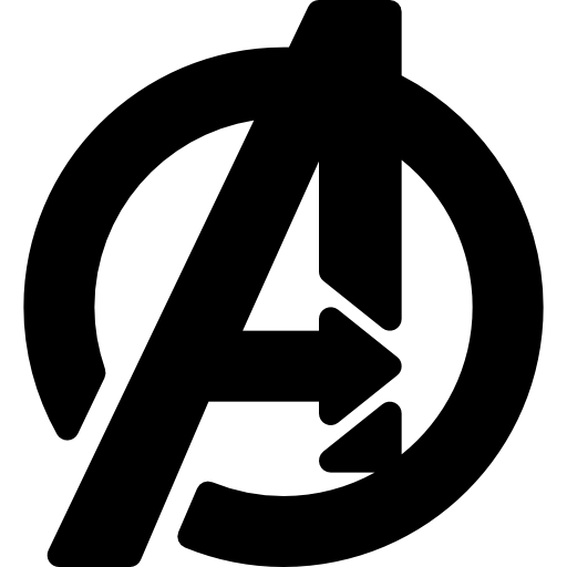 Avengers een brief logo PNG Transparant Beeld