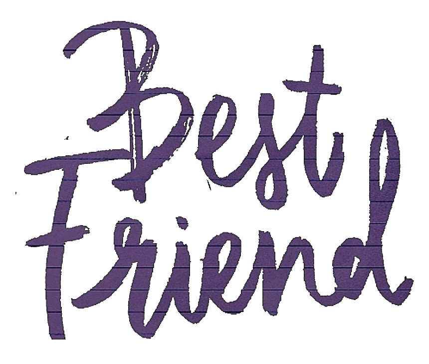 BFF Word PNG Photos