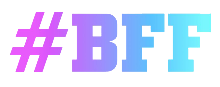 BFF-Wort PNG-transparentes Bild