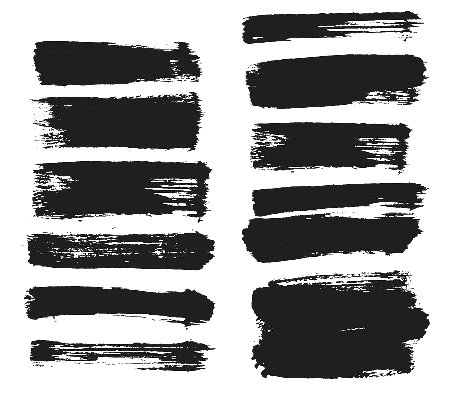 Black Brush Texture Background PNG