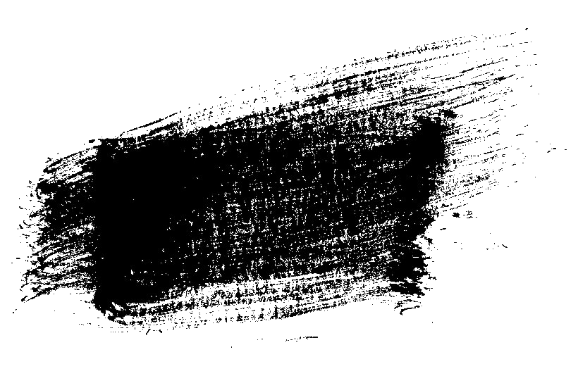 Imagem transparente de PNG textura de escova preta