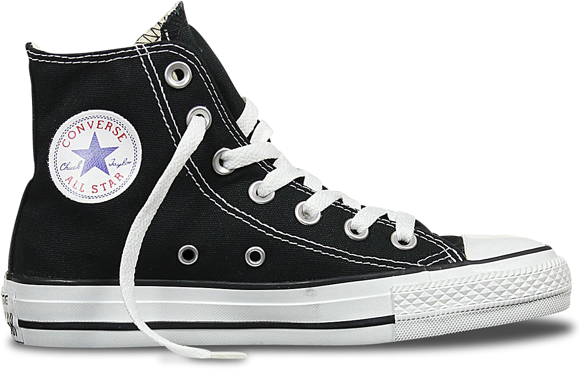 รองเท้า Converse สีดำ PNG Clipart