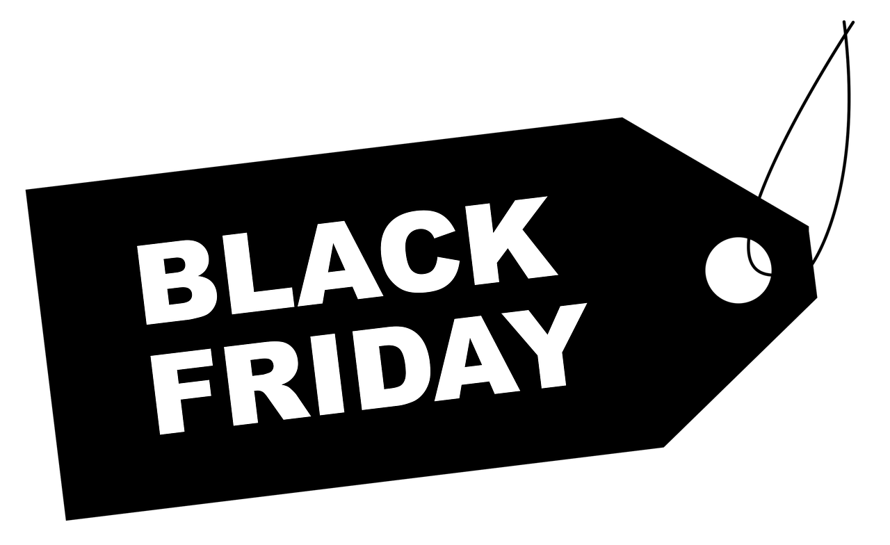 Black Friday Text PNG Background Image