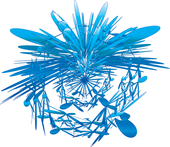 Blue Abstract PNG Photo