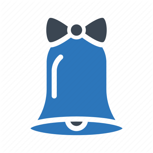Blue Christmas Bell PNG Image