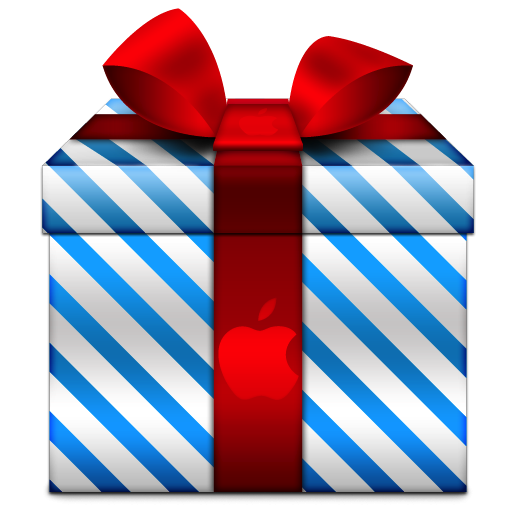 Hadiah natal biru PNG gambar Transparan