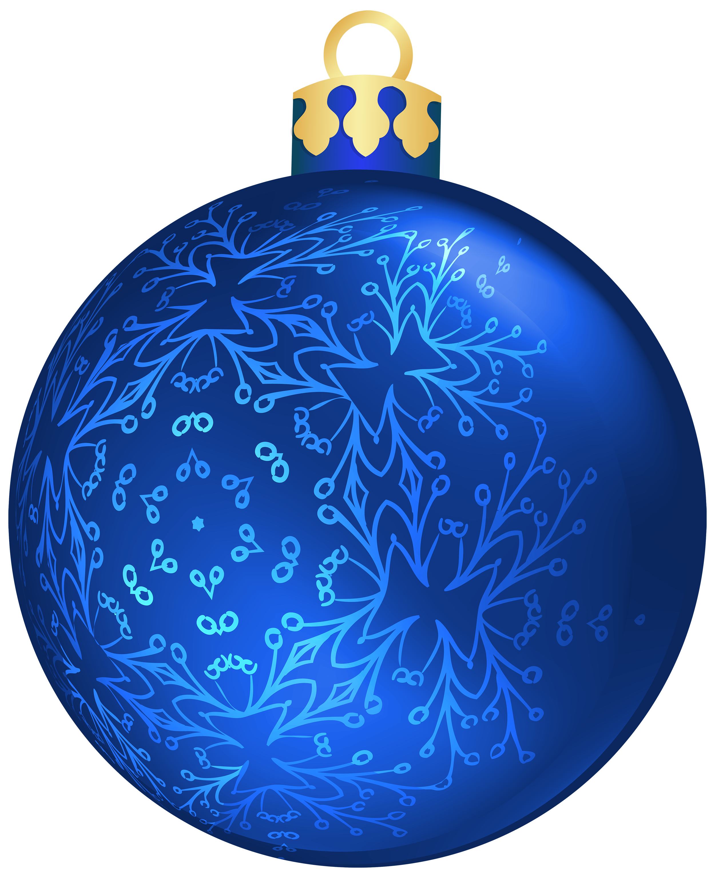 Blue Christmas PNG HD