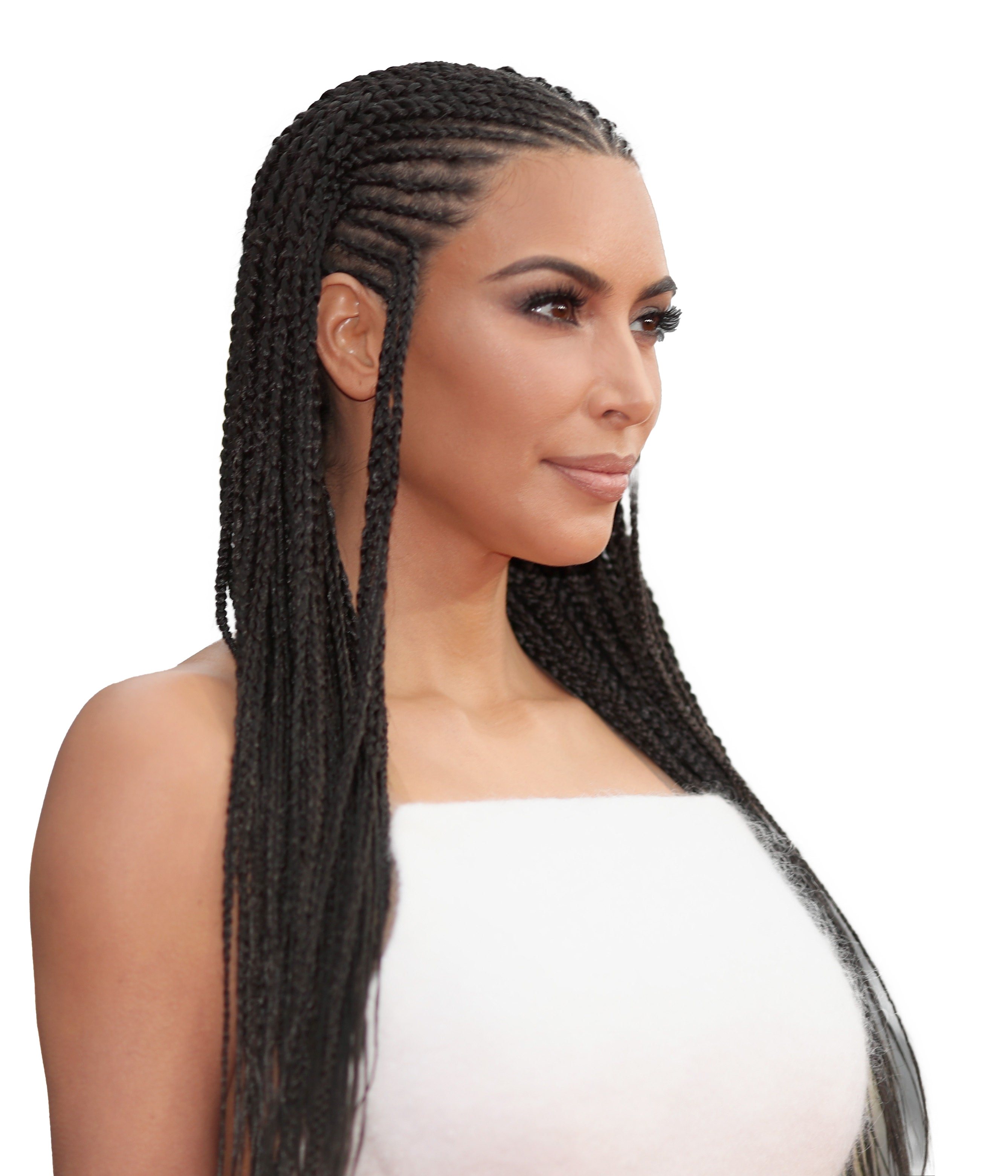 Braids Hairstyle PNG Pic