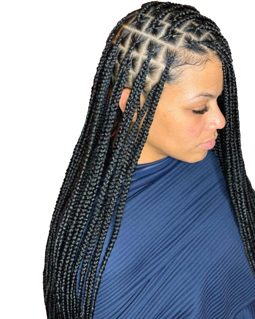 Braids Hairstyle PNG Transparent Picture