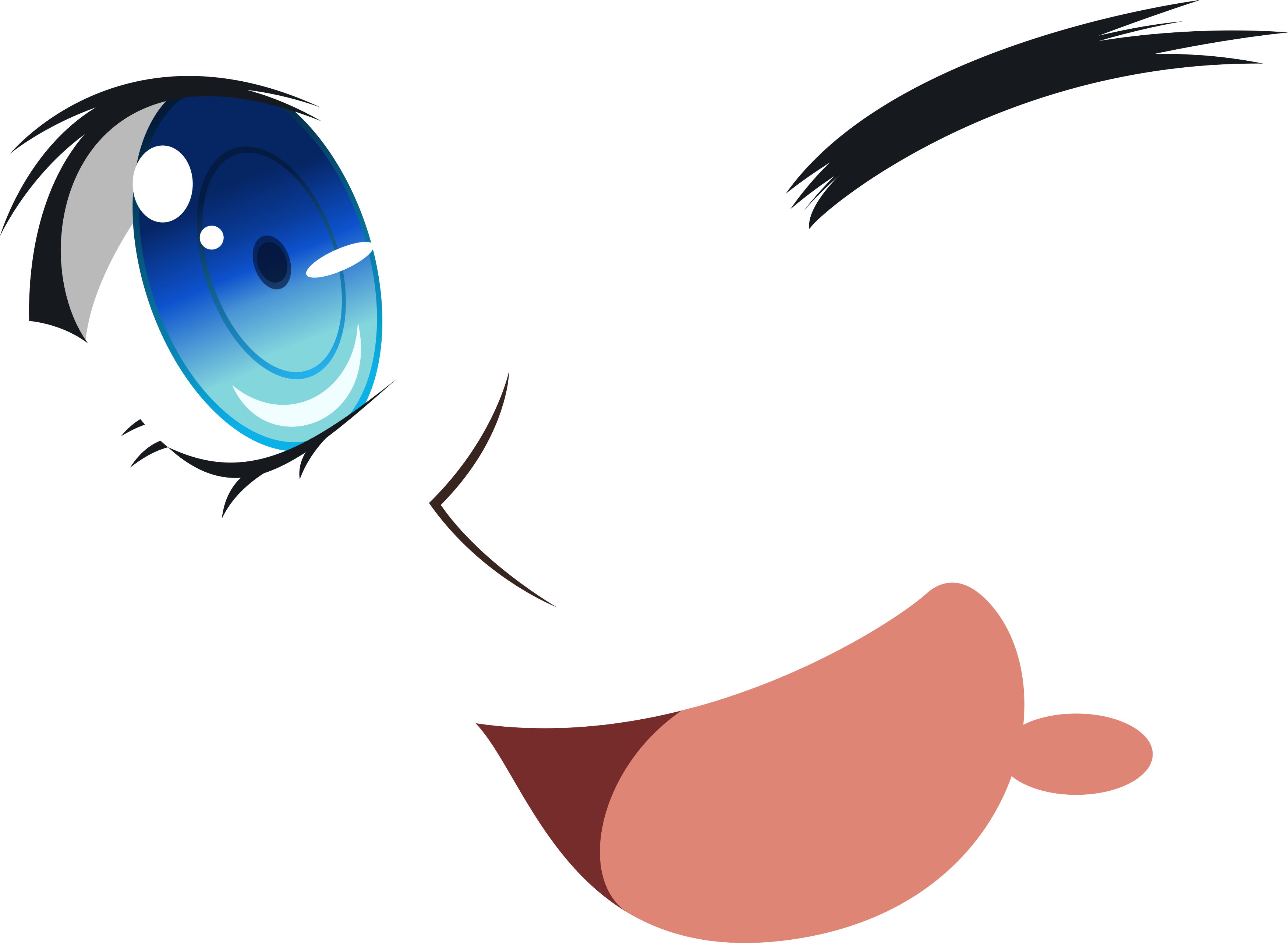 Ojos de dibujos animados PNG transparente
