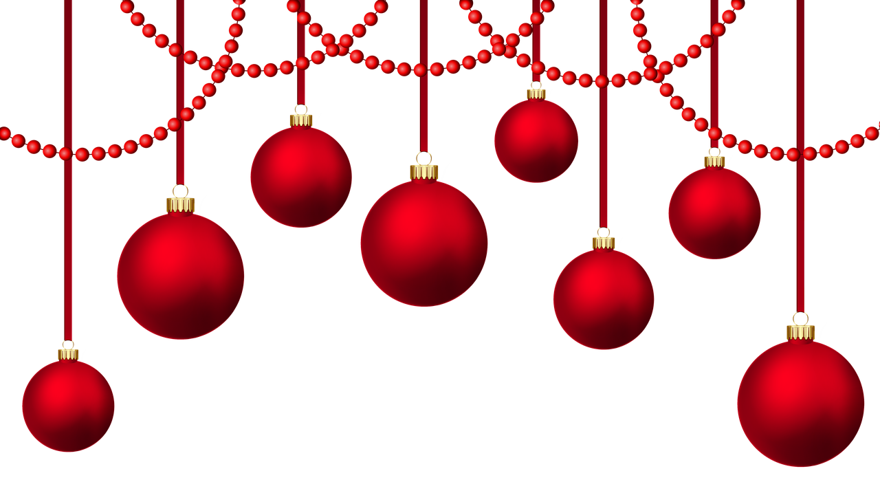 Christmas Bauble Background PNG