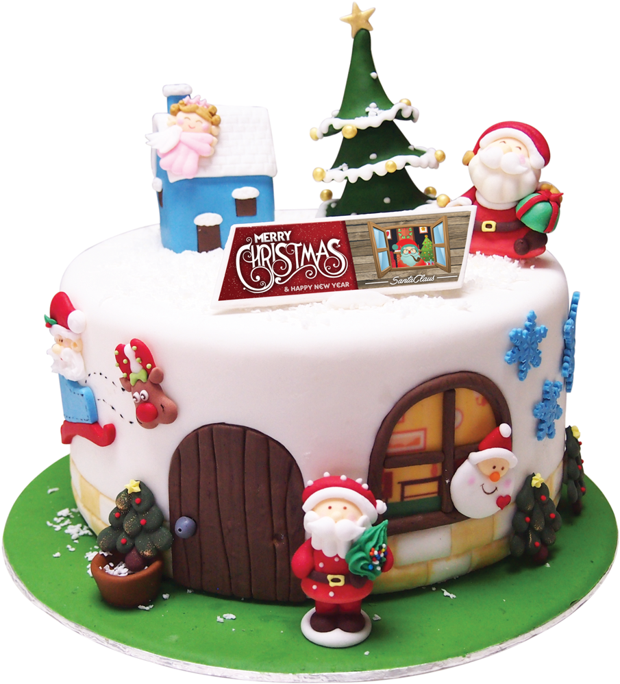 Christmas Cake PNG Pic