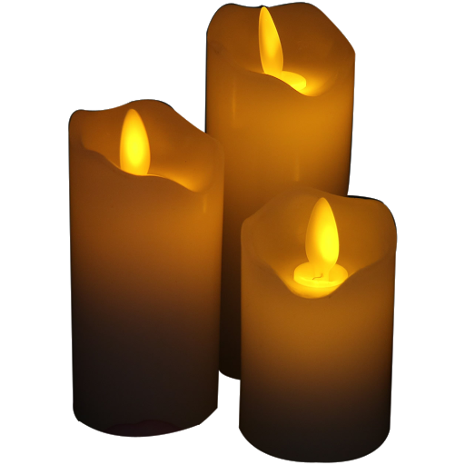 Immagine di candela di Natale PNG