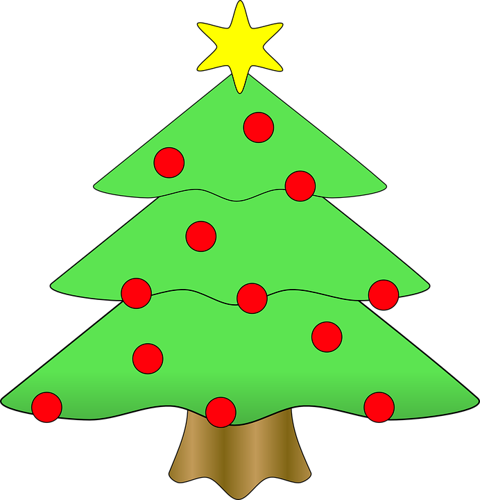 Christmas Kawaii Tree PNG Transparent Image