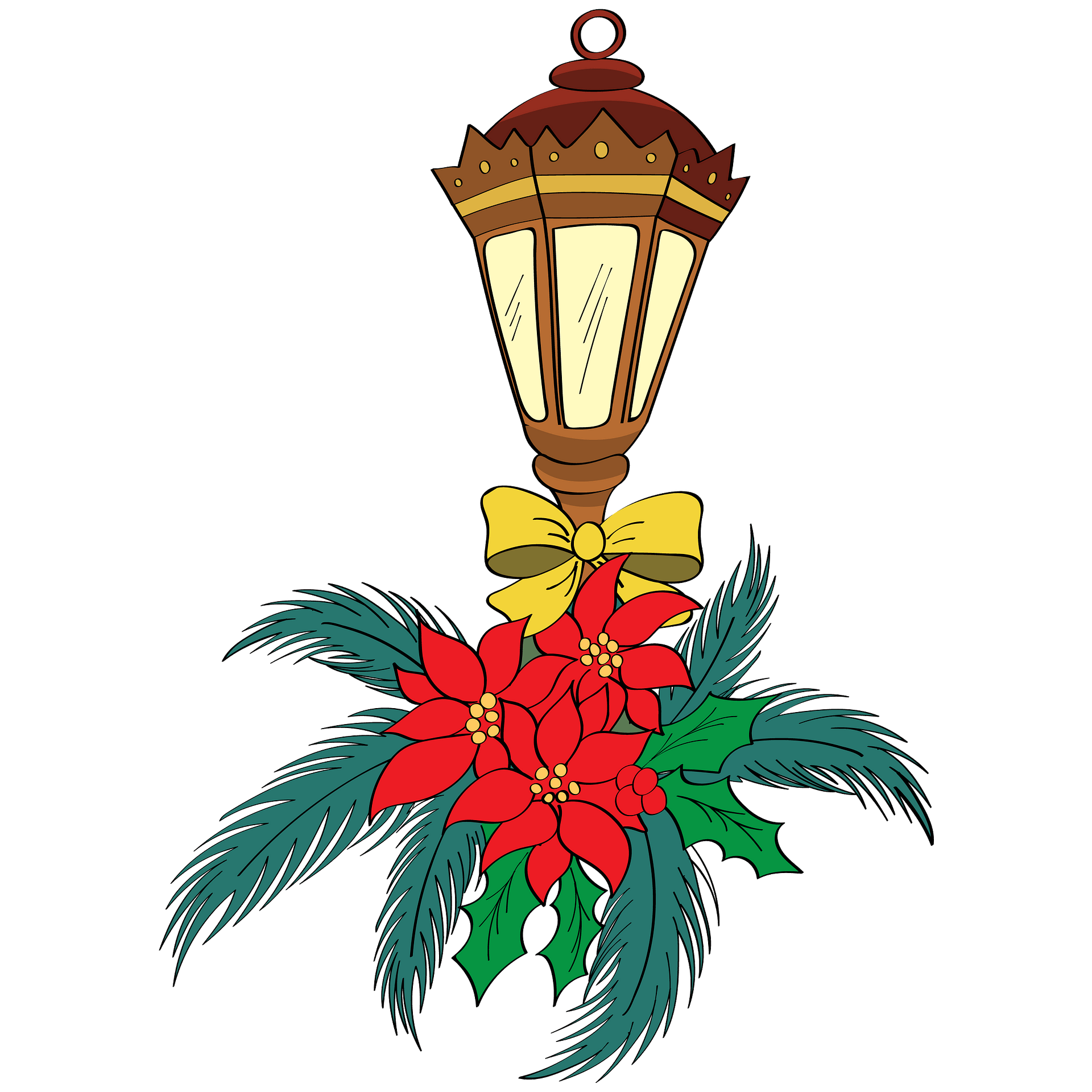File PNG della lanterna di Natale