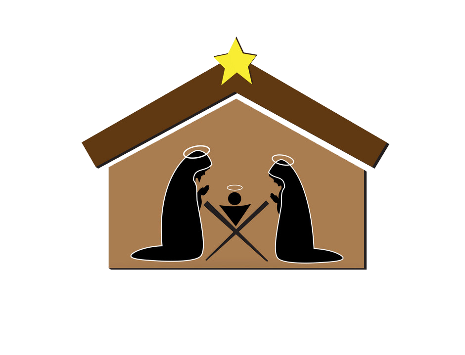 Kerstmis Nativity PNG-afbeelding