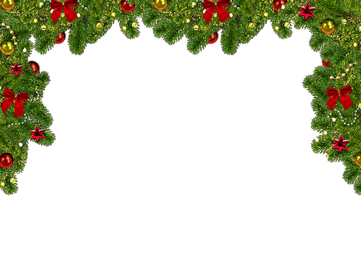 Christmas Ornaments Frame PNG Picture