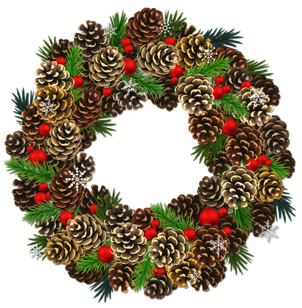 Christmas Pine Cone PNG Transparent HD Photo