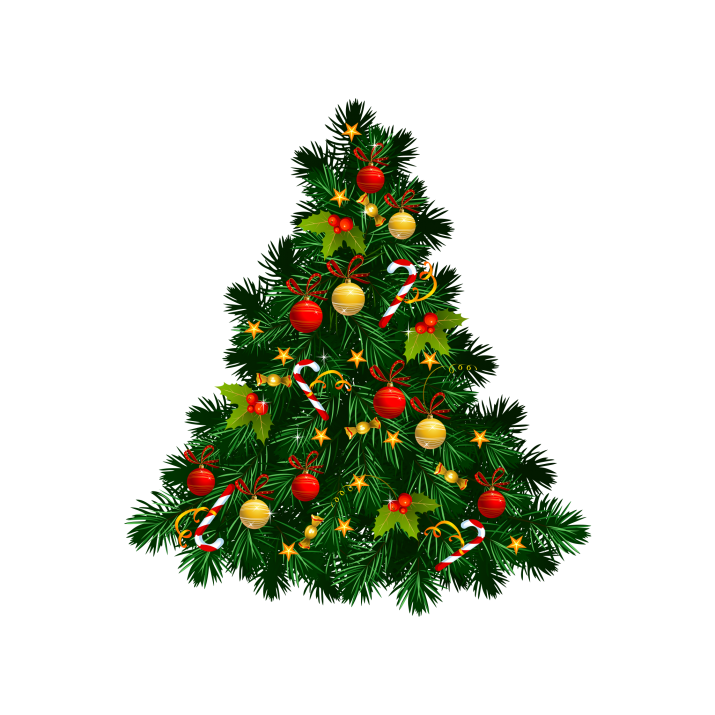 Decoración de árbol de navidad PNG HD