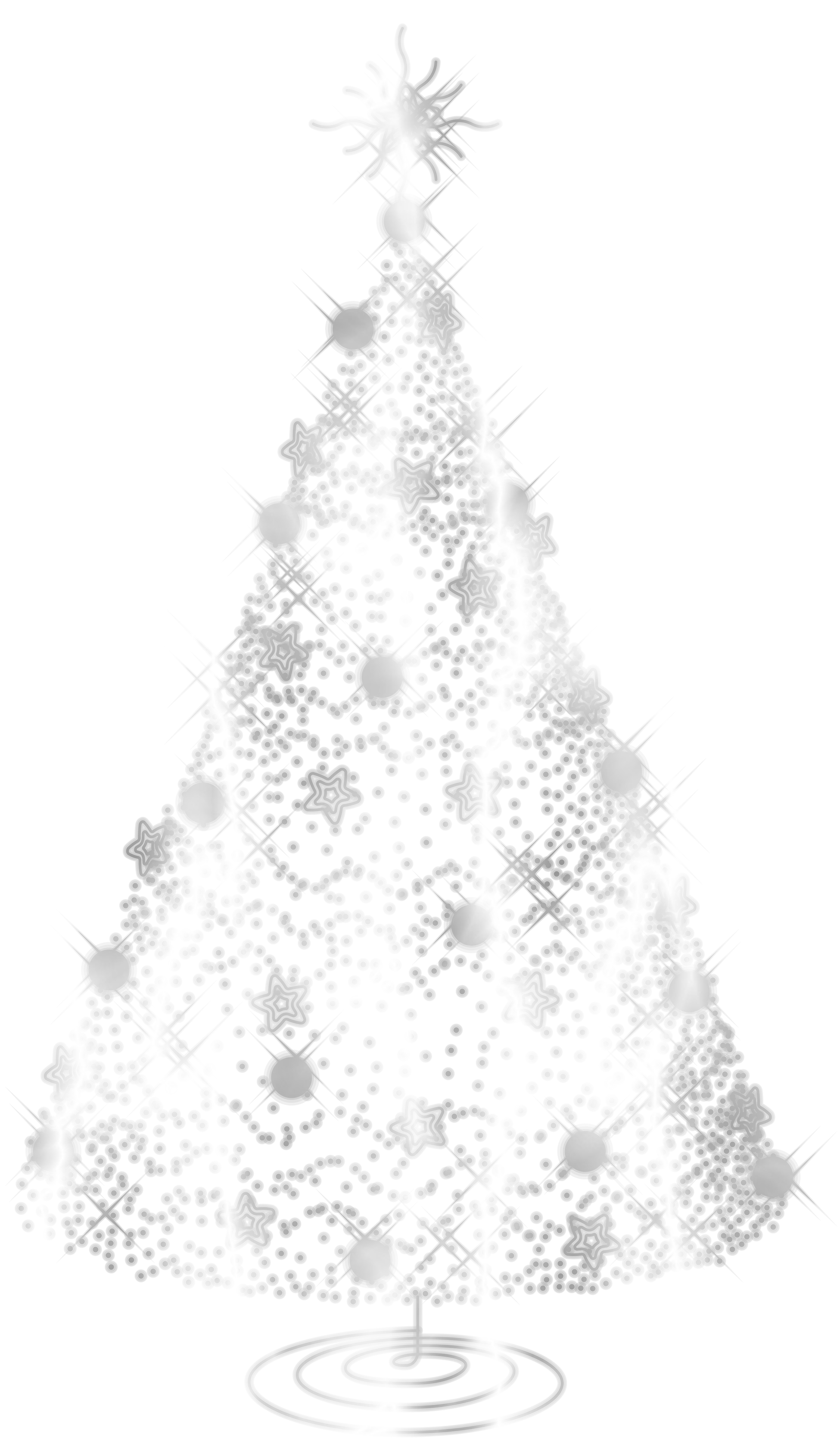 Decoración de árbol de navidad PNG photo