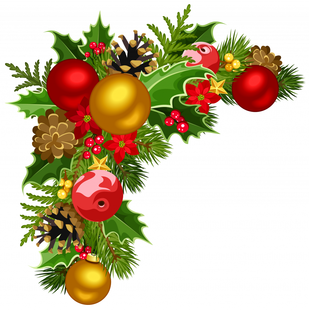 Decoración de árbol de navidad PNG transparente