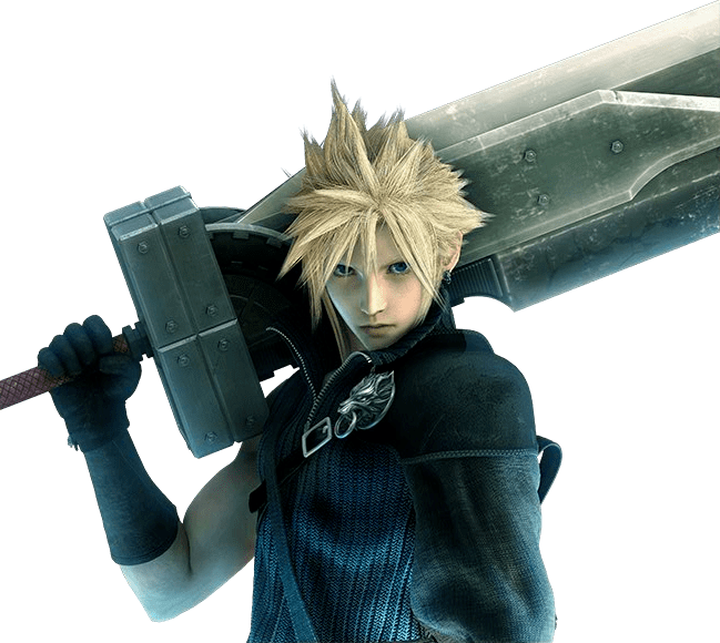Cloud strife PNG image