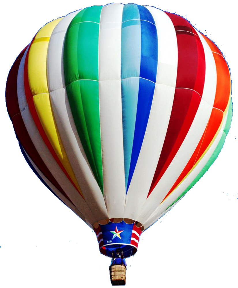 Colorful Air Balloon PNG Free Download