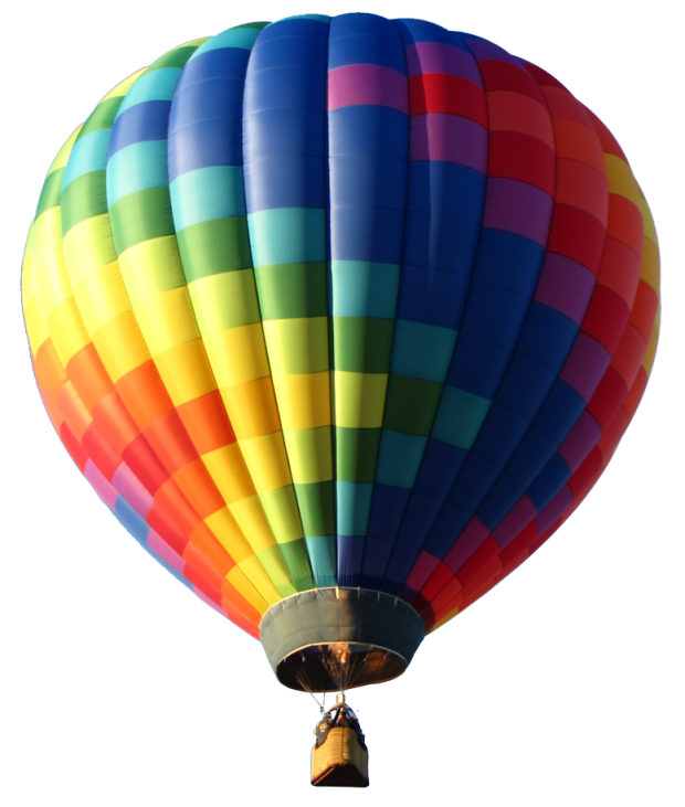 Colorful Air Balloon PNG HD