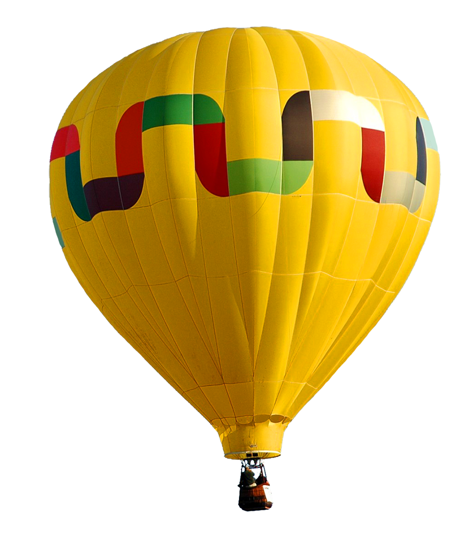 Colorful Air Balloon PNG Photo