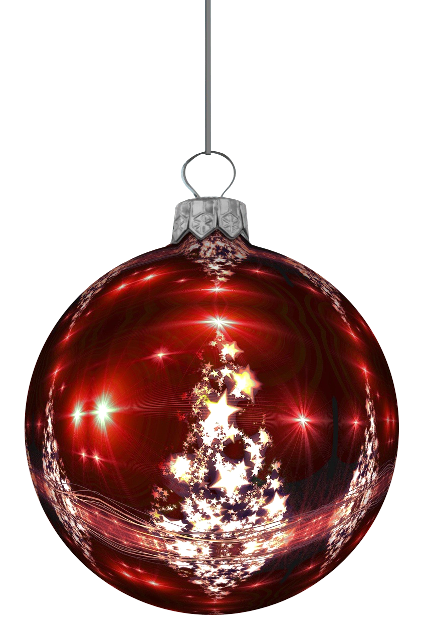 Colorful Christmas Bauble PNG HD