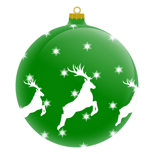Colorful Christmas Ornaments PNG File