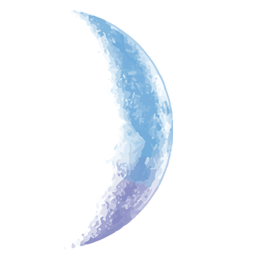 Crescent Moon PNG Background Image