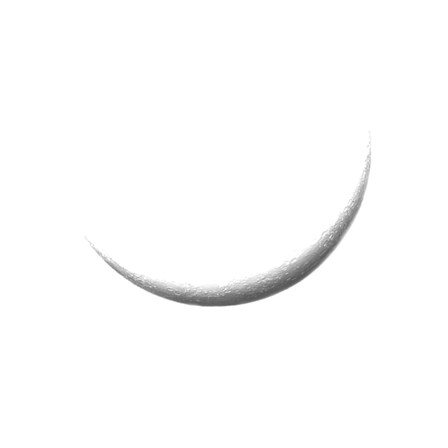 Imagen PNG de la luna creciente