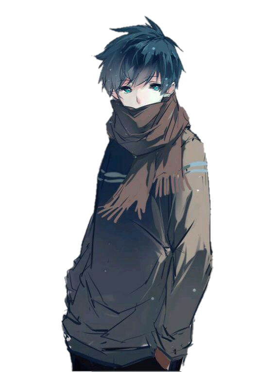 Cute Anime Boy PNG Transparent