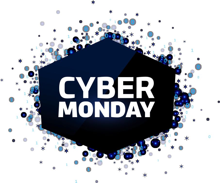 Cyber ​​Monday Latar Belakang Transparan